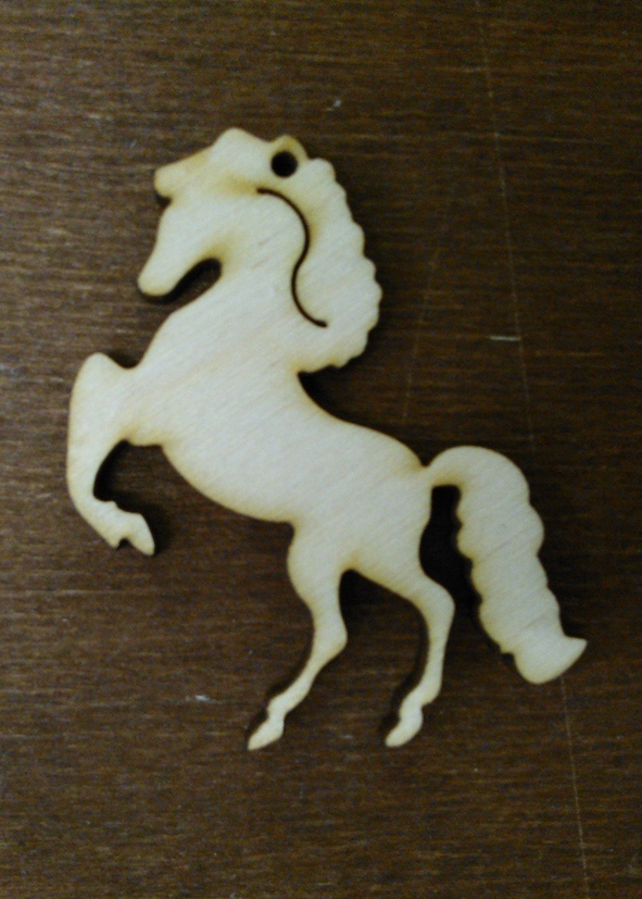 طرح دکور چوبی اسب مناسب برای استفاده در دستگاه های cnc چوب و cnc لیزر - laser cut wooden decor horse cdr file