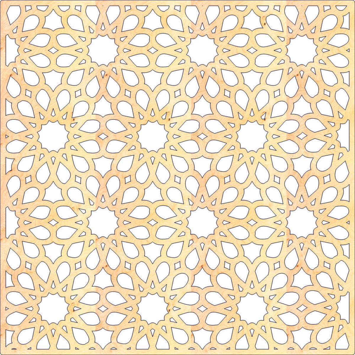 طرح و الگوی جالی عربی مناسب برای استفاده در دستگاه های cnc چوب و cnc لیزر - laser cut arabic jali design pattern cdr file