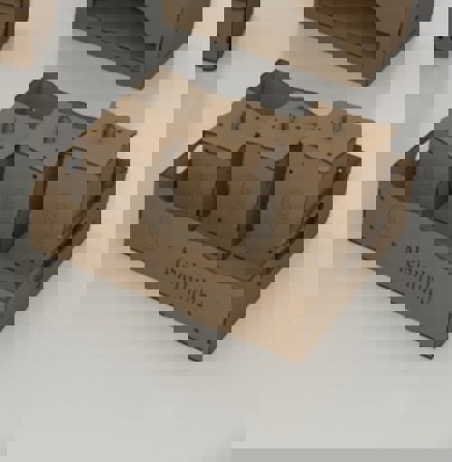 طرح سینی شیشه میسون اسباب بازی کودک و نوجوان طرح ام دی اف با ضخامت 3 میلی متر و فرمت cdr مناسب برای استفاده در دستگاه های cnc چوب و cnc لیزر - laser cut mason jar tray baby toddler toy mdf 3mm cdr file