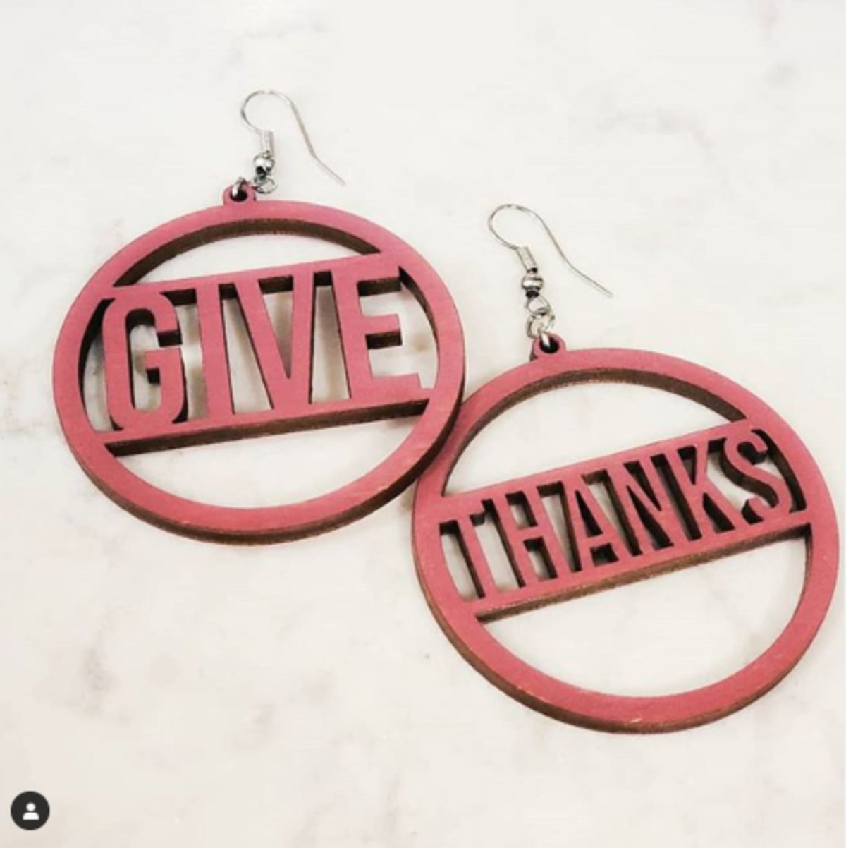طرح گوشواره های شکرگزاری مناسب برای استفاده در دستگاه های cnc چوب و cnc لیزر - laser cut thanksgiving earrings svg file