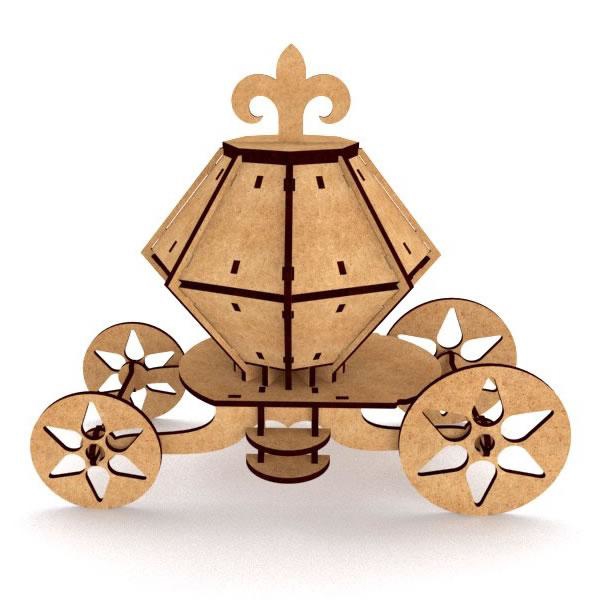 طرح ماشین آتش نشانی چوبی قدیمی مناسب برای استفاده در دستگاه های cnc چوب و cnc لیزر - laser cut wooden ancient fire engine fire truck dxf file