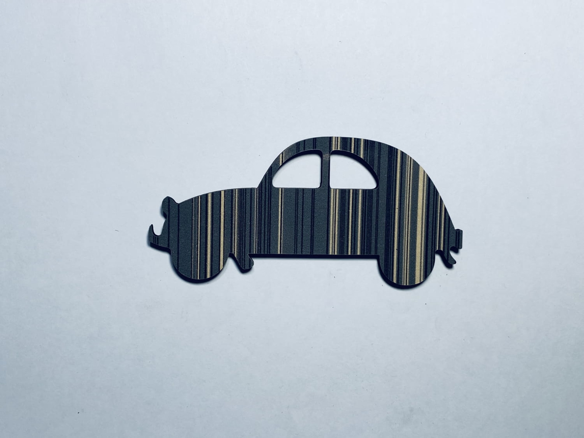 طرح ماشین چوبی ناتمام مناسب برای استفاده در دستگاه های cnc چوب و cnc لیزر - laser cut unfinished wood car shape craft cdr file