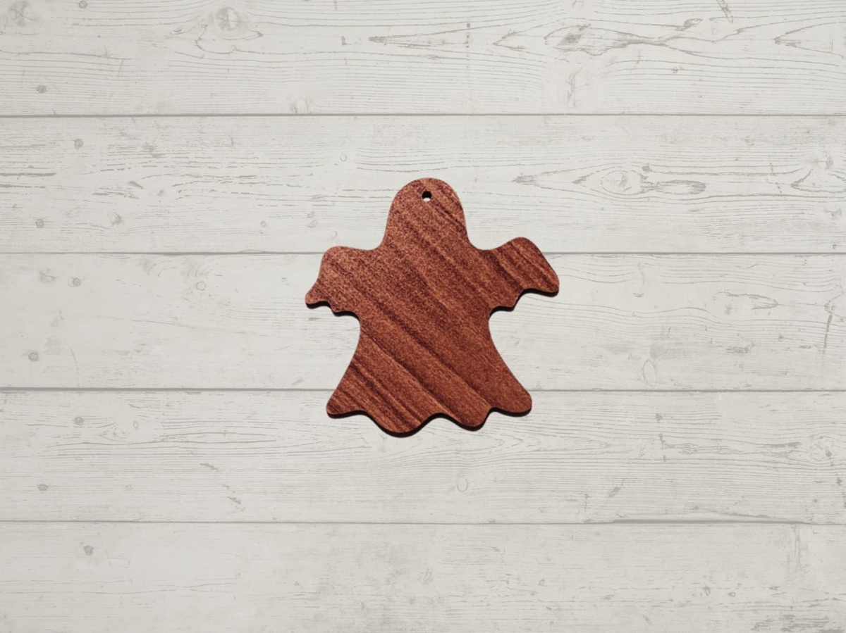 طرح روح هالووین با فرمت چوبی خام مناسب برای استفاده در دستگاه های cnc چوب و cnc لیزر - laser cut ghost shape halloween blank wooden cutout cdr file