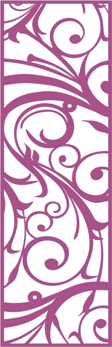 طرح پنل بدون درز شماره ۱۸۷ مناسب برای استفاده در دستگاه های cnc چوب و cnc لیزر - laser cut vector panel seamless 187 cdr file