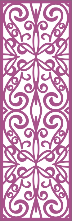 طرح پنل وکتور بدون درز ۱۶۱ مناسب برای استفاده در دستگاه های cnc چوب و cnc لیزر - laser cut vector panel seamless 161 cdr file