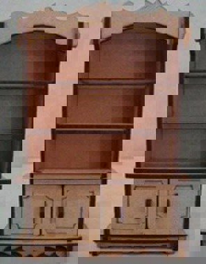 طرح کمد لباس عروسکی با قفسه و کشو مناسب برای استفاده در دستگاه های cnc چوب و cnc لیزر - laser cut dollhouse wardrobe with shelves and drawers