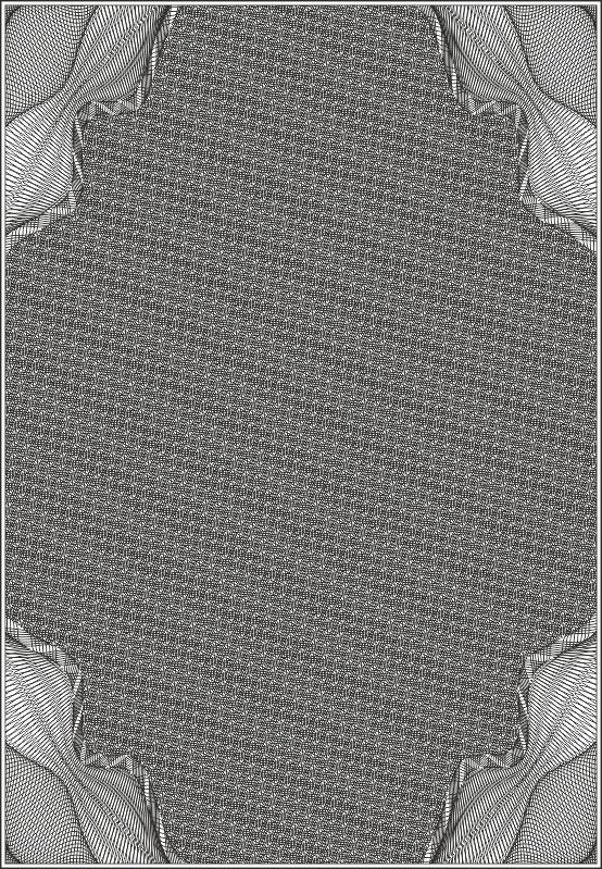 طرح وکتور گیلوش مناسب برای استفاده در دستگاه های cnc چوب و cnc لیزر - guilloche vector pattern cdr file