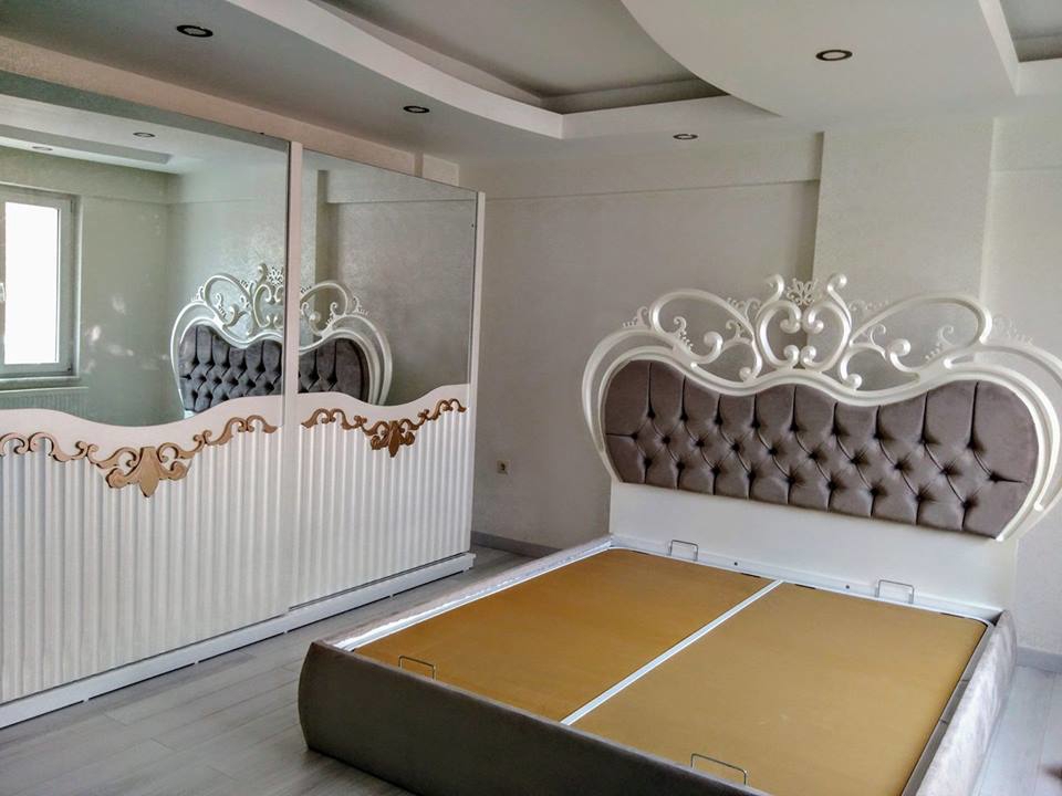 طرح سر تخت hak izgolovya krovati مناسب برای استفاده در دستگاه های cnc چوب و cnc لیزر - hak izgolovya krovati bed heads dxf file