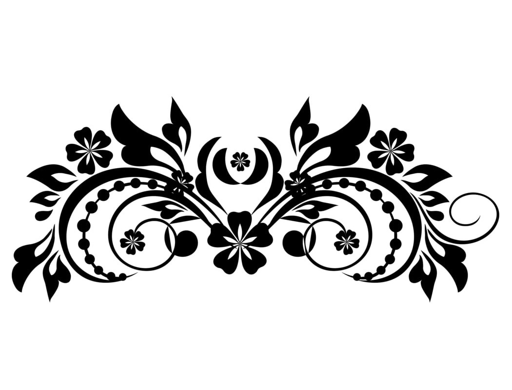 طرح گلدار گلدار مناسب برای استفاده در دستگاه های cnc چوب و cnc لیزر - ornamental pattern element cdr file