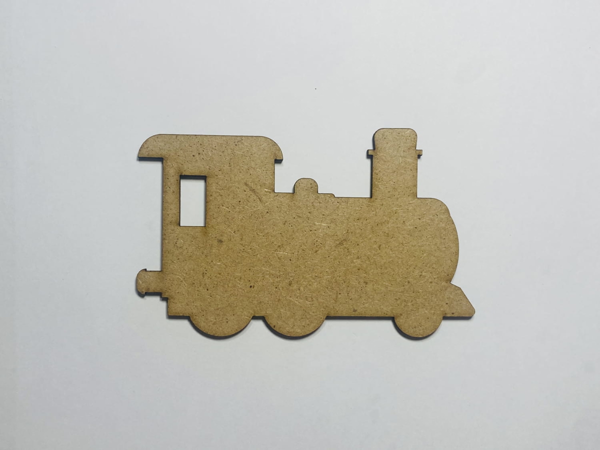طرح برش چوب قطار لیزری مناسب برای استفاده در دستگاه های cnc چوب و cnc لیزر - laser cut train wood blank cutout cdr file