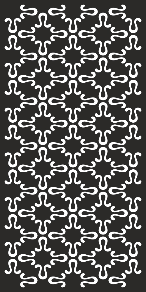 طرح تک رنگ بدون درز برای طراحی مناسب برای استفاده در دستگاه های cnc چوب و cnc لیزر - design seamless monochrome pattern cdr file