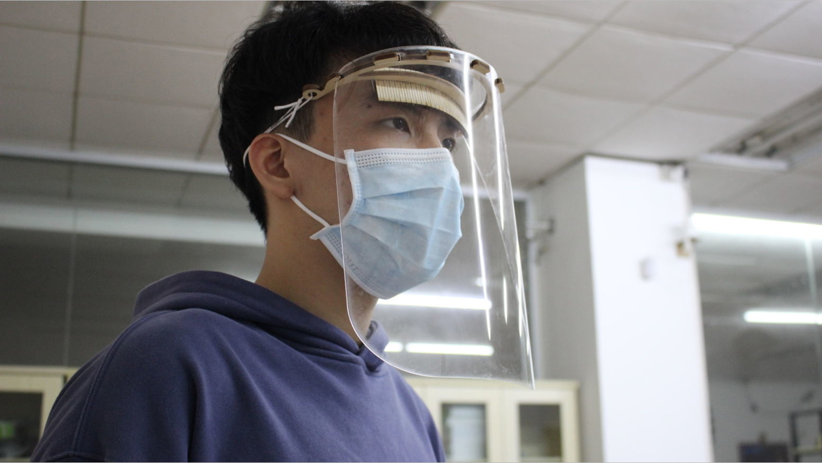 طرح محافظ صورت مناسب برای استفاده در دستگاه های cnc چوب و cnc لیزر - laser cut face shield dxf file