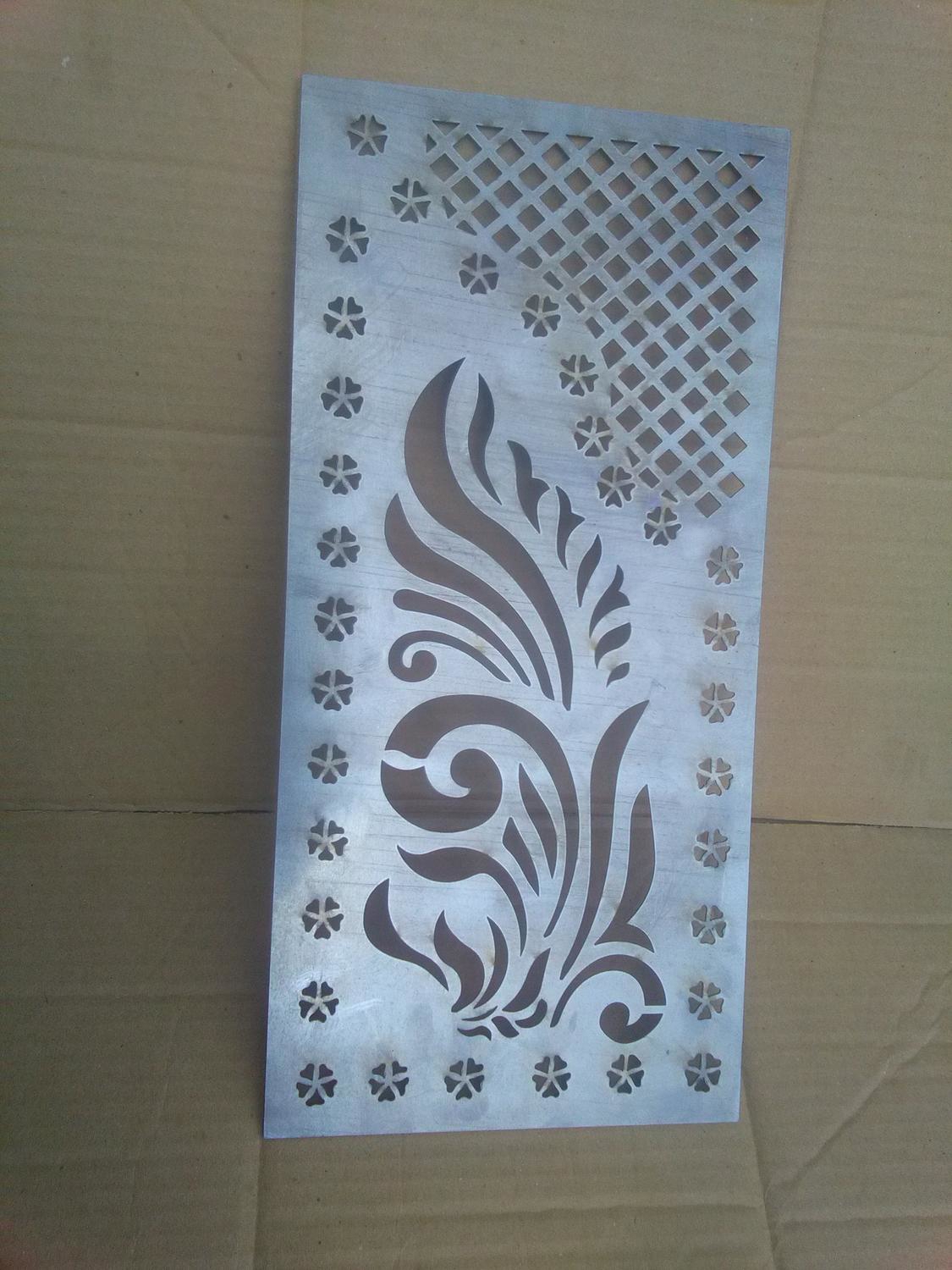 طرح و الگوی جداکننده تزئینی و cnc مناسب برای استفاده در دستگاه های cnc چوب و cnc لیزر - decorative pattern separator laser cut cnc pattern dxf file