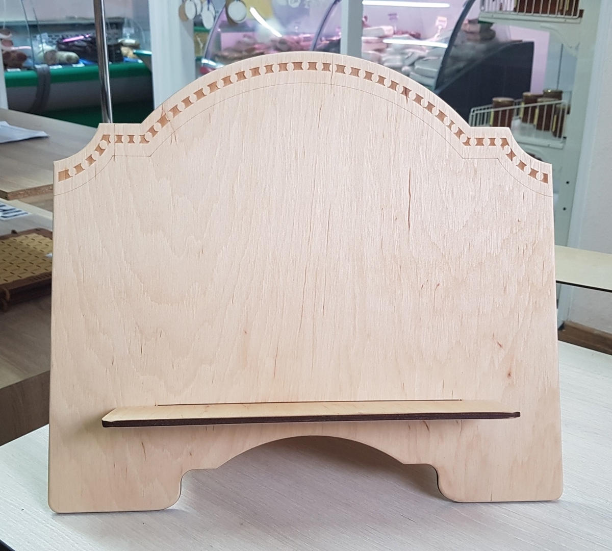 طرح پایه کتاب چوبی مناسب برای استفاده در دستگاه های cnc چوب و cnc لیزر - laser cut wooden book stand cdr file