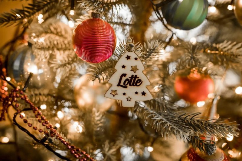 طرح درخت کریسمس مناسب برای استفاده در دستگاه های cnc چوب و cnc لیزر - laser cut christmas tree