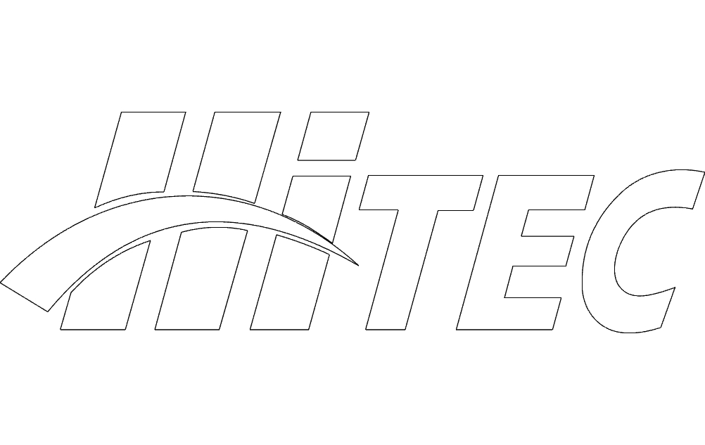 طرح لوگوی هایتک مناسب برای استفاده در دستگاه های cnc چوب و cnc لیزر - hitech logo dxf file