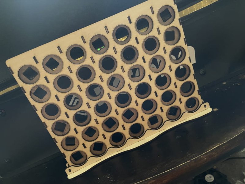 طرح اتصال چهار مناسب برای استفاده در دستگاه های cnc چوب و cnc لیزر - laser cut connect four svg file