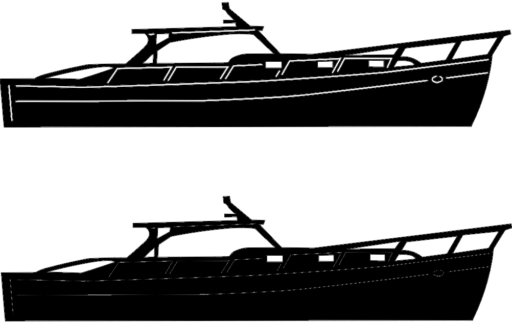 طرح قایق و کشتی ۴ مناسب برای استفاده در دستگاه های cnc چوب و cnc لیزر - boats and ships 4 dxf file