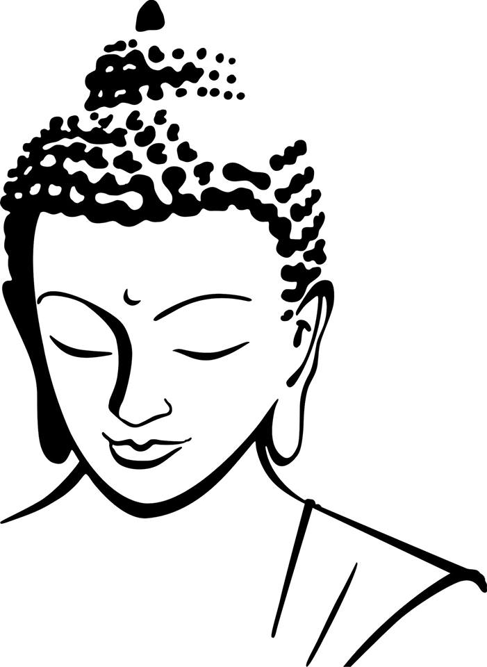 طرح چهره بودا مناسب برای استفاده در دستگاه های cnc چوب و cnc لیزر - budhha face dxf file