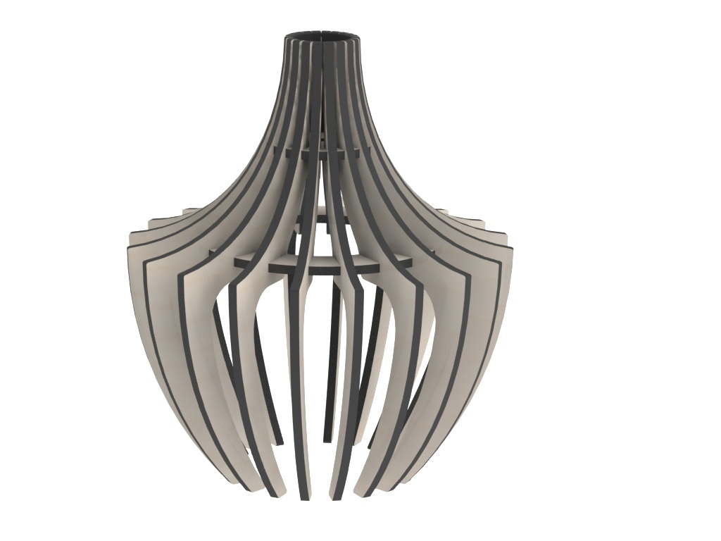 طرح شماره 8 لامپ مناسب برای استفاده در دستگاه های cnc چوب و cnc لیزر - laser cut lamp 8 cdr file