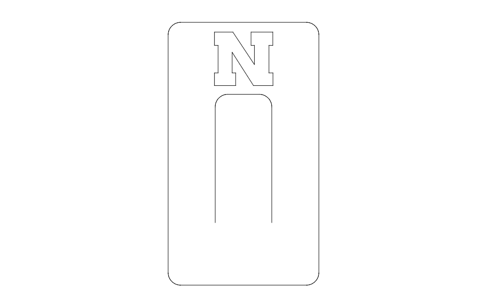 طرح نگهدارنده کتاب مناسب برای استفاده در دستگاه های cnc چوب و cnc لیزر - bookend dxf file