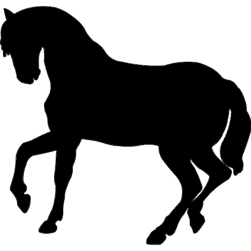 طرح اسب مناسب برای استفاده در دستگاه های cnc چوب و cnc لیزر - horse dxf file
