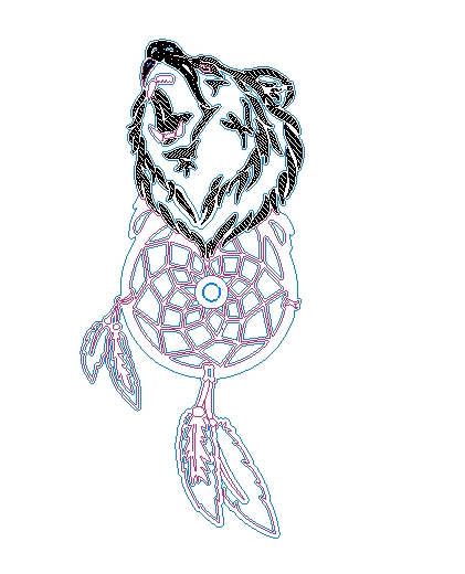 طرح روکش دستگیره درب خرس مناسب برای استفاده در دستگاه های cnc چوب و cnc لیزر - Design and vector for CNC machine