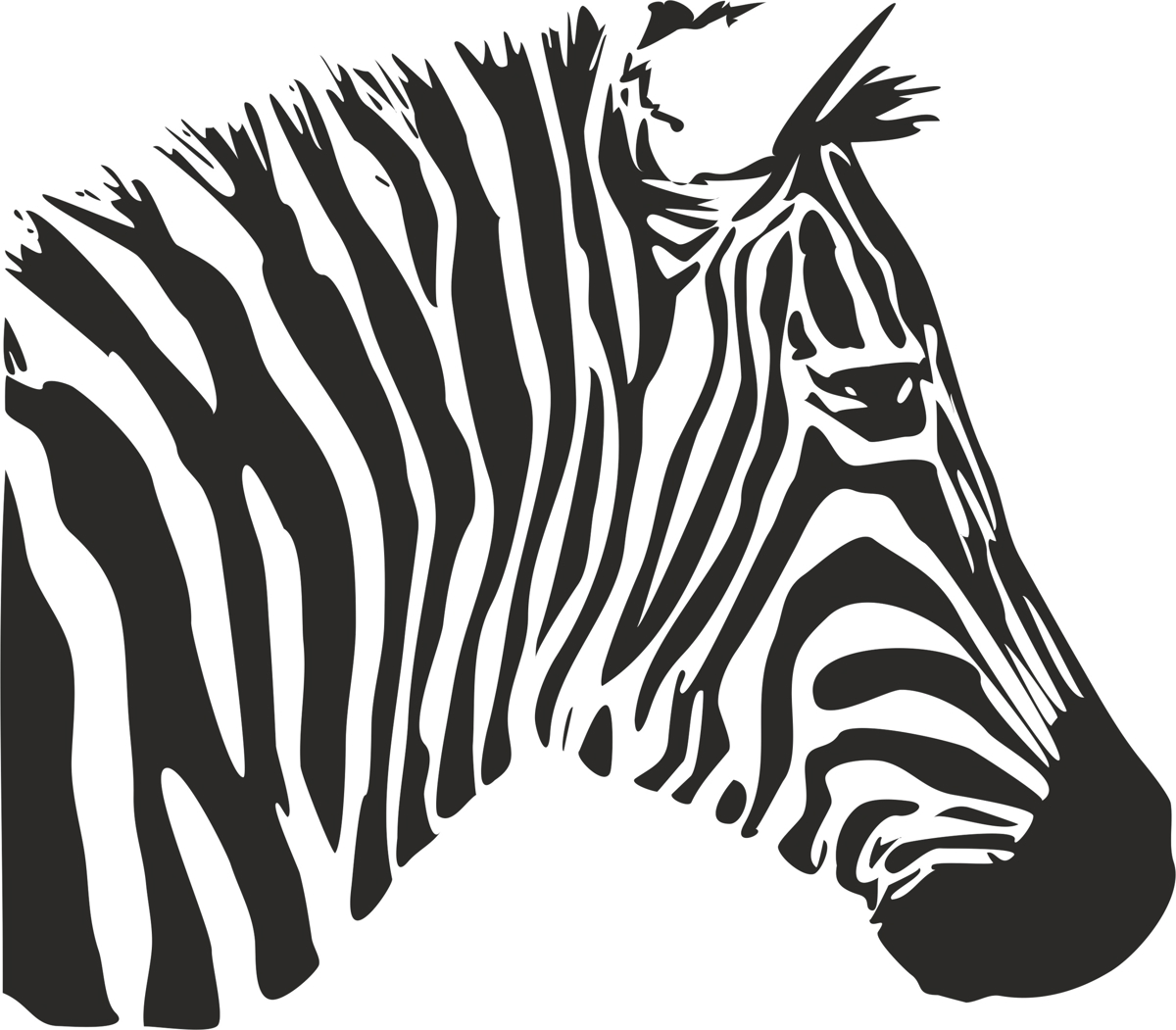 طرح شابلون زبرا مناسب برای استفاده در دستگاه های cnc چوب و cnc لیزر - zebra stencil cdr file