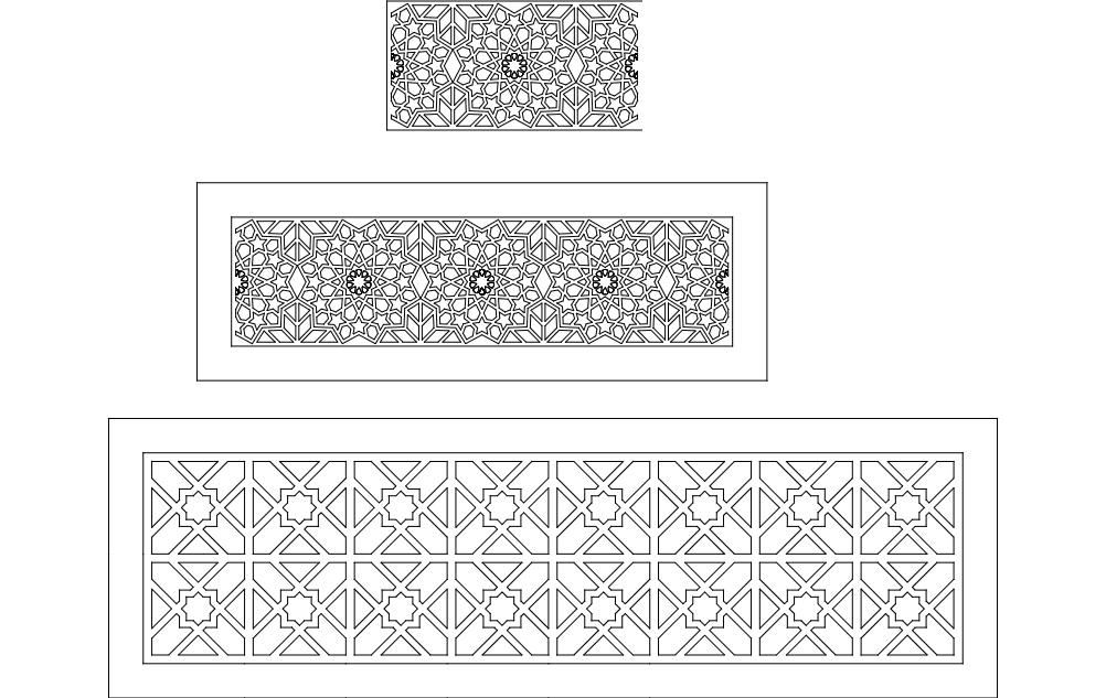 طرح رادیوکاج مناسب برای استفاده در دستگاه های cnc چوب و cnc لیزر - radyokaj desen dxf file