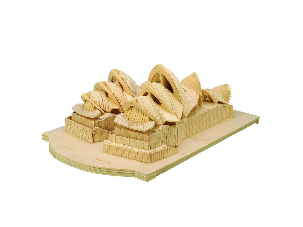 طرح خانه اپرای سیدنی مناسب برای استفاده در دستگاه های cnc چوب و cnc لیزر - sydney opera house dxf file