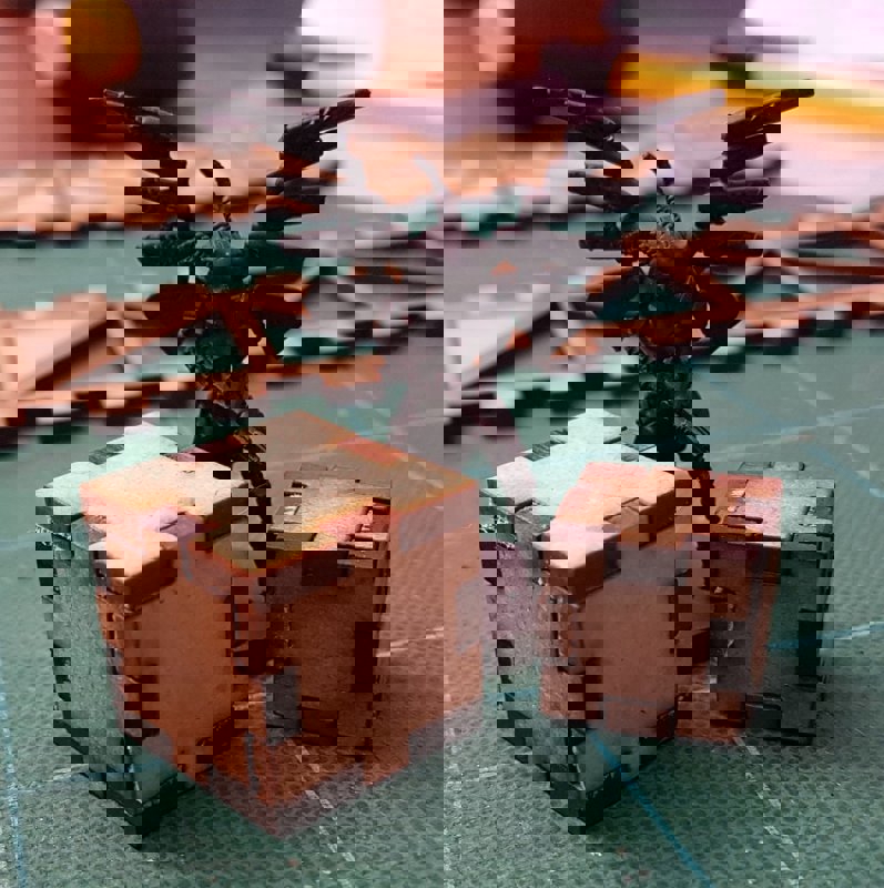 طرح جعبه‌های برای بازی‌های ۲۸ میلی‌متری مناسب برای استفاده در دستگاه های cnc چوب و cnc لیزر - laser cut crates for 28mm games svg file