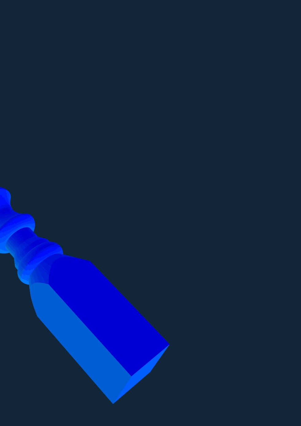 طرح مدل سه بعدی نرده ها_3decart_bl_001 stl مناسب برای استفاده در دستگاه های cnc چوب و cnc لیزر - 3d model balusters_3decart_bl_001 stl