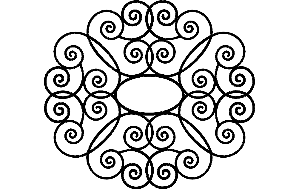 طرح های تزئینی مناسب برای استفاده در دستگاه های cnc چوب و cnc لیزر - decorative design dxf file