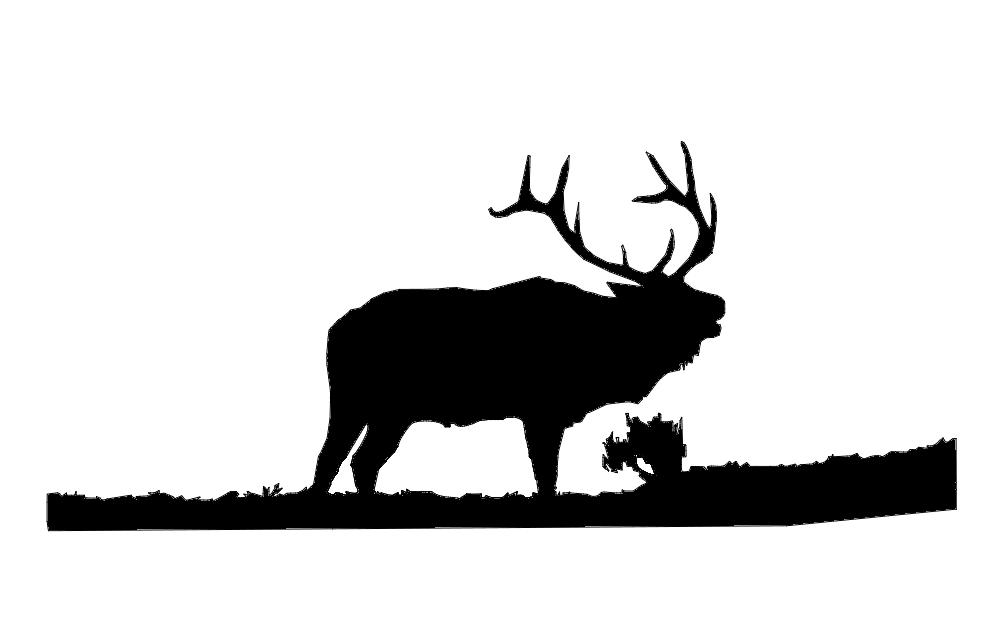 طرح گوزن شمالی شماره ۶ مناسب برای استفاده در دستگاه های cnc چوب و cnc لیزر - moose 6 dxf file