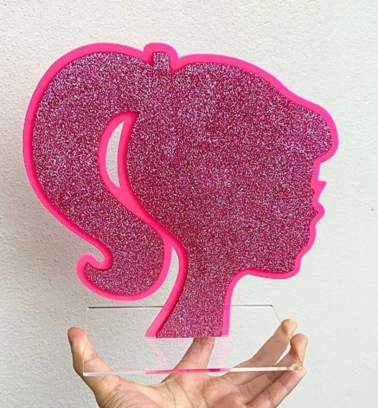 طرح تزیینات مرکزی مهمانی باربی با مناسب برای استفاده در دستگاه های cnc چوب و cnc لیزر - laser cut barbie party centerpiece