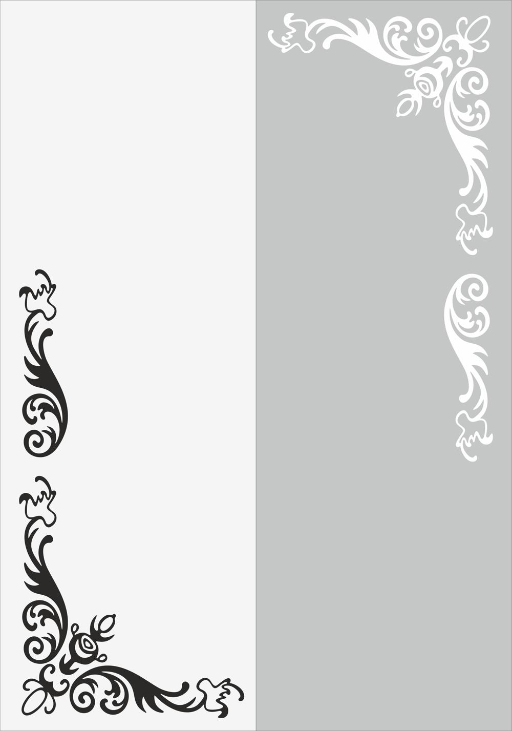 طرح فایل وکتور برچسب دیواری گل مناسب برای استفاده در دستگاه های cnc چوب و cnc لیزر - flower wall decal vector cdr file