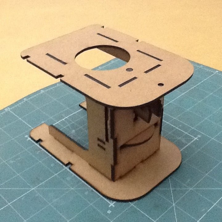 طرح میکروسکوپ مناسب برای استفاده در دستگاه های cnc چوب و cnc لیزر - laser cut microscope