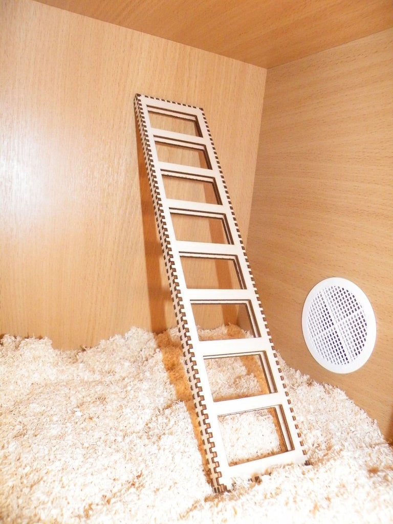 طرح نردبان اسباب بازی مناسب برای استفاده در دستگاه های cnc چوب و cnc لیزر - laser cut toy ladder cdr file