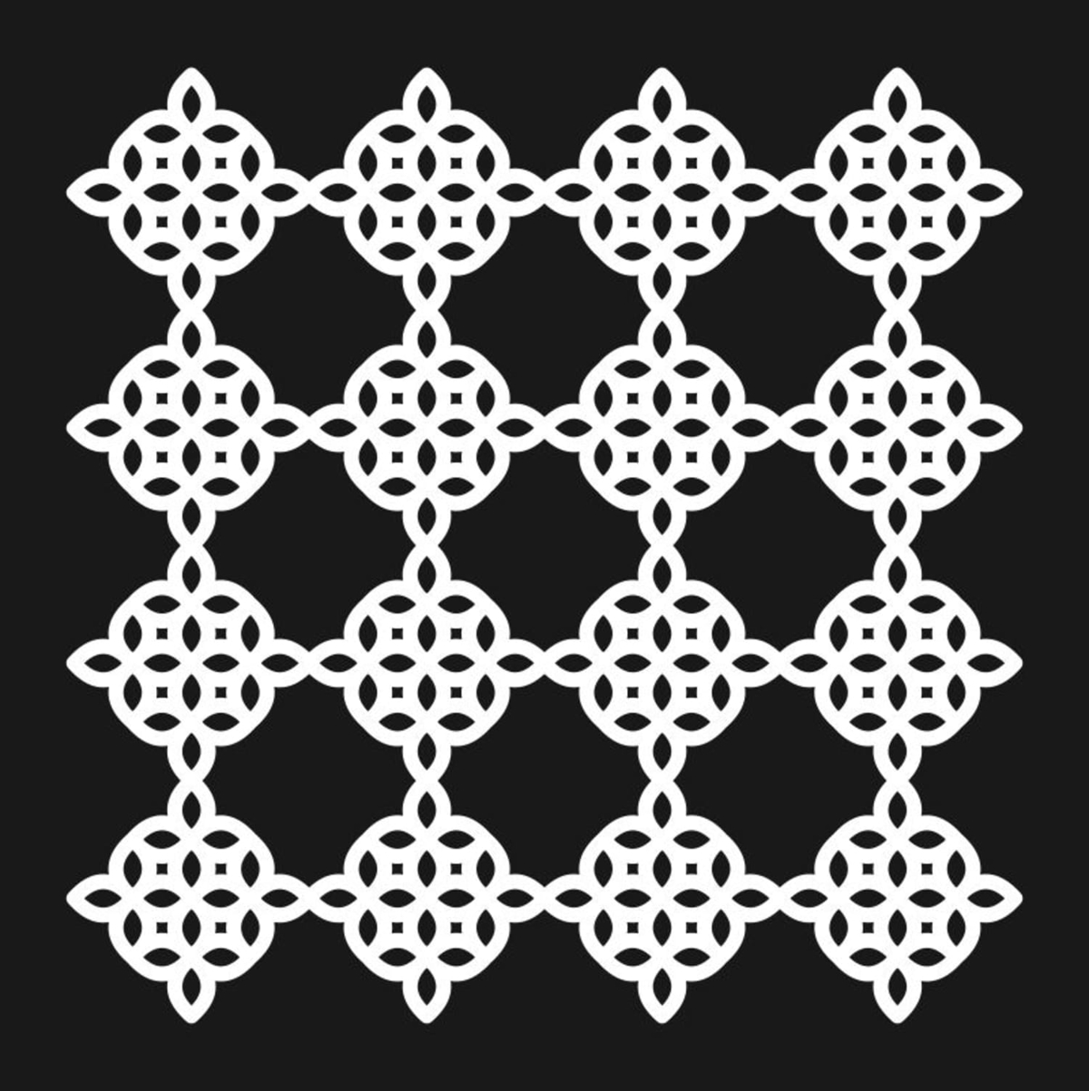 طرح و الگوی گل مناسب برای استفاده در دستگاه های cnc چوب و cnc لیزر - laser cutting floral design pattern cdr file