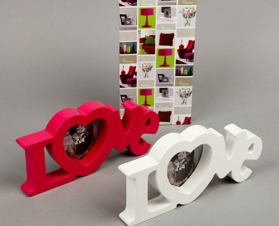 طرح قاب عکس طرح قلب عاشقانه مناسب برای استفاده در دستگاه های cnc چوب و cnc لیزر - laser cut love heart photo frames cdr file