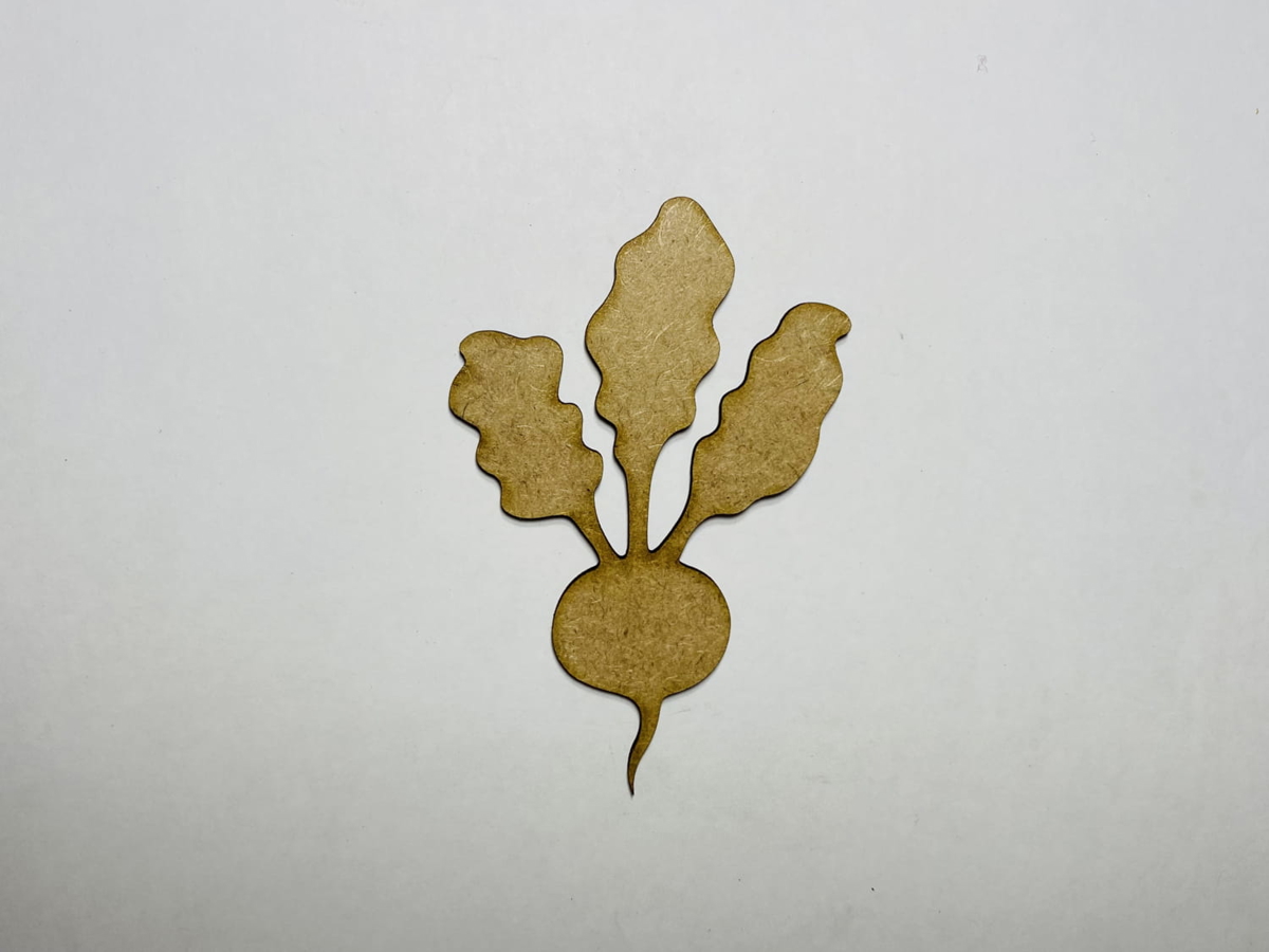 طرح برش چوب به شکل چغندر برای لیزر مناسب برای استفاده در دستگاه های cnc چوب و cnc لیزر - laser cut beet shape wood cutout cdr file