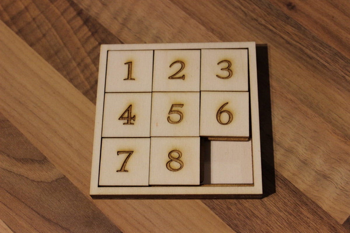 طرح و بلوک های کشویی پازل مناسب برای استفاده در دستگاه های cnc چوب و cnc لیزر - laser cut sliding block puzzle svg file