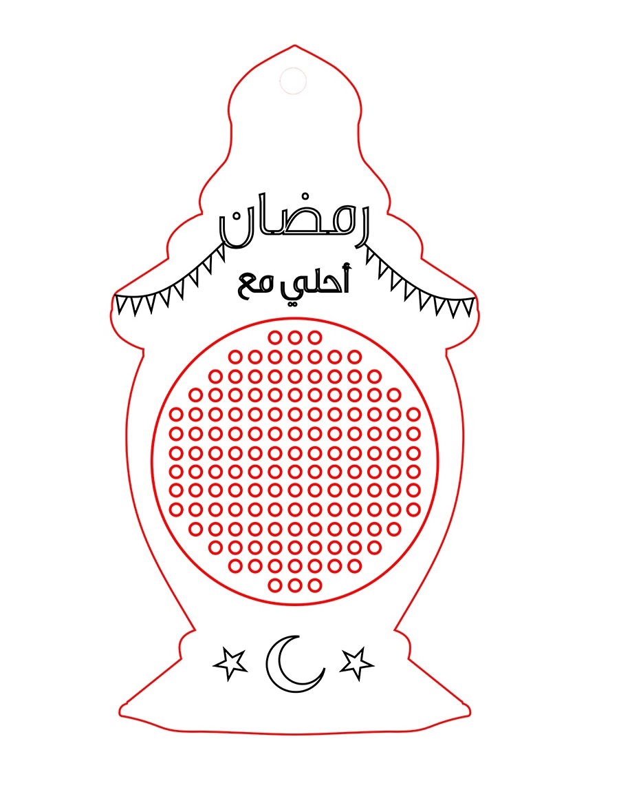 طرح گلدوزی فانتزی مناسب برای استفاده در دستگاه های cnc چوب و cnc لیزر - laser cut fanoos cross stitch art cdr file