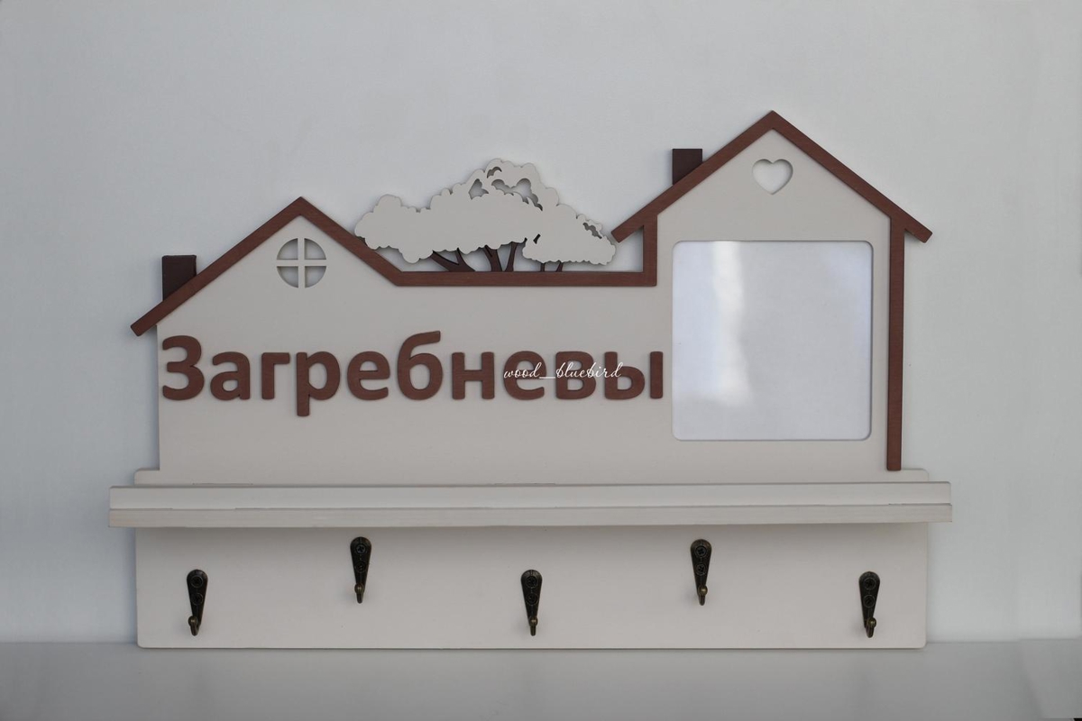 طرح آویز تزئینی قاب عکس مناسب برای استفاده در دستگاه های cnc چوب و cnc لیزر - laser cut decorative hanger with picture frame cdr file