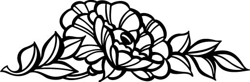 طرح فایل eps و ai با طرح گل شماره ۱۰ مناسب برای استفاده در دستگاه های cnc چوب و cnc لیزر - flower 10 eps file