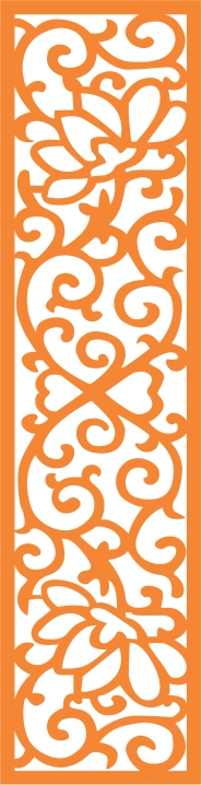 طرح پنل وکتور بدون درز شماره ۲۴۶ مناسب برای استفاده در دستگاه های cnc چوب و cnc لیزر - laser cut vector panel seamless 246 cdr file