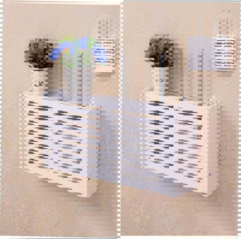 طرح جعبه ذخیره سازی روتر بی سیم ، جعبه ذخیره سازی قفسه روتر بی سیم وای فای مناسب برای استفاده در دستگاه های cnc چوب و cnc لیزر - laser cut wireless router storage box wireless wifi router shelf storage box