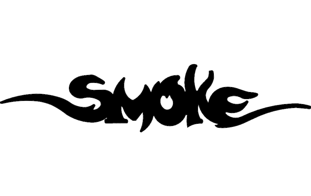 طرح دود مناسب برای استفاده در دستگاه های cnc چوب و cnc لیزر - smoke dxf file