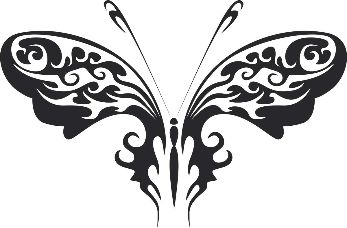 طرح وکتور پروانه شماره 030 مناسب برای استفاده در دستگاه های cnc چوب و cnc لیزر - butterfly vector art 030 cdr file