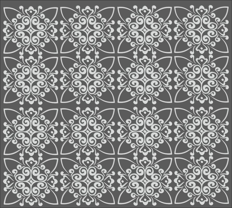 طرح هندسی تکرار شونده مناسب برای استفاده در دستگاه های cnc چوب و cnc لیزر - repeating geometric pattern cdr file